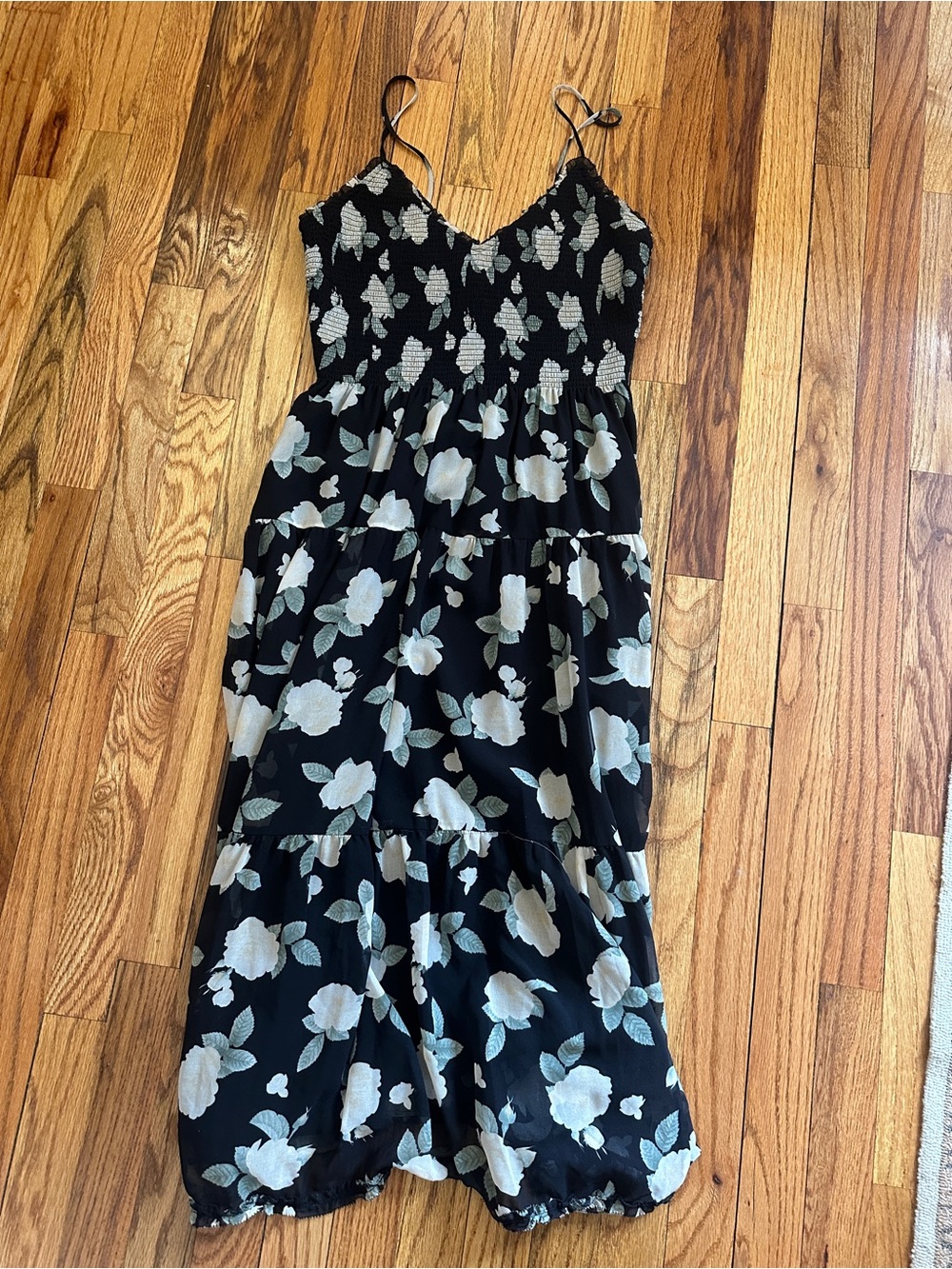 Aritzia floral midi dress